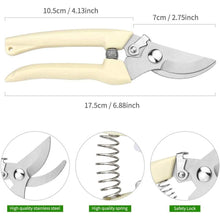 Load image into Gallery viewer, 2-Pack: Stainless Steel Bypass Pruning Shears
