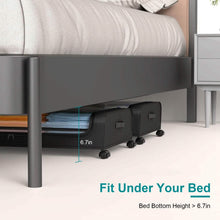 Load image into Gallery viewer, Under-Bed Storage Drawer with Wheels Multipurpose with Clear Window &amp; Label
