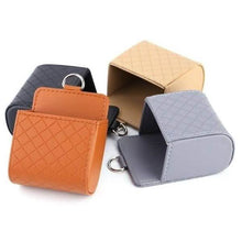 Load image into Gallery viewer, 2-Pack: Universal Car Mobile Phone Bag PU Leather Car Auto Air Outlet Coin Bag Case
