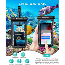 Load image into Gallery viewer, 2-Pack: Universal Mobile Phone Waterproof Case
