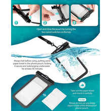Load image into Gallery viewer, 2-Pack: Universal Mobile Phone Waterproof Case
