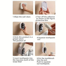 Load image into Gallery viewer, 2-Pack:  Wall-Mounted Automatic Toothpaste Dispenser
