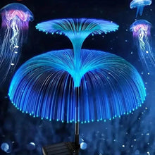 Load image into Gallery viewer, 2-Pack: Waterproof Solar Jellyfish Fiber Optic Light
