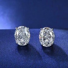 Load image into Gallery viewer, 2-Pairs: 2.00CTTW CZ Oval Set Earrings
