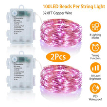 Load image into Gallery viewer, 2-Piece: 100LED Beads String Lights
