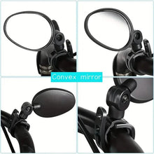 Load image into Gallery viewer, 2-Piece: 360° Adjustable Rotatable Handlebar Mirror - Wide Angle Bicycle Mirror
