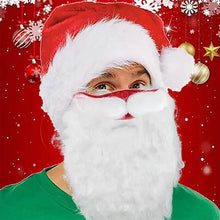 Load image into Gallery viewer, 2-Piece: Adult Funny Cosplay Santa Claus Mask Face
