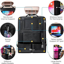 Load image into Gallery viewer, 2-Piece: Car Rear Seat Organizer Storage Bag
