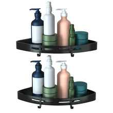 Load image into Gallery viewer, 2-Piece: Corner Shower Caddy Shelf

