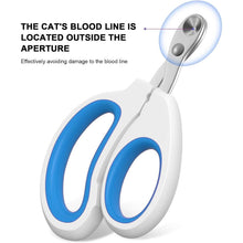Load image into Gallery viewer, 2-Piece: Easy-Grip Stainless Steel Cat Nail Clippers
