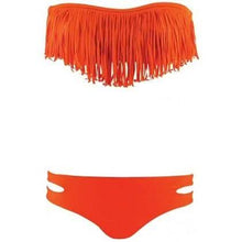 Load image into Gallery viewer, 2-Piece: Fashion Fringe Bikini Swimwear
