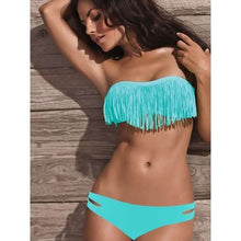 Load image into Gallery viewer, 2-Piece: Fashion Fringe Bikini Swimwear
