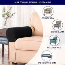 Load image into Gallery viewer, 2-Piece: Jacquard Sofa Armrest Slipcover
