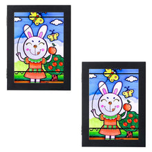 Load image into Gallery viewer, 2-Piece: Kids Art Frame Front Opening Wooden Picture Frame
