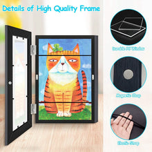 Load image into Gallery viewer, 2-Piece: Kids Art Frame Front Opening Wooden Picture Frame
