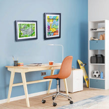 Load image into Gallery viewer, 2-Piece: Kids Art Frame Front Opening Wooden Picture Frame
