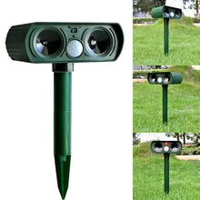 Load image into Gallery viewer, 2-Piece: Outdoor Solar Ultrasonic Pest Repeller

