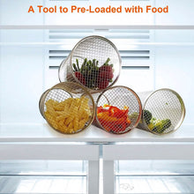 Load image into Gallery viewer, 2-Piece: Portable BBQ Rolling Basket Round Stainless Steel Grill
