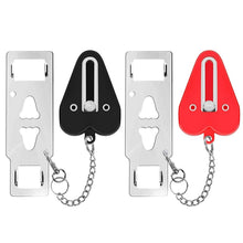 Load image into Gallery viewer, 2-Piece: Portable Travel Door Lock Home Hotel Apartment Security Lock
