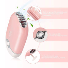 Load image into Gallery viewer, 2-Piece: Rechargeable Handheld Mini Eyelash Fan
