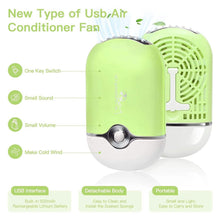 Load image into Gallery viewer, 2-Piece: Rechargeable Handheld Mini Eyelash Fan
