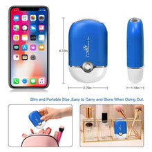 Load image into Gallery viewer, 2-Piece: Rechargeable Handheld Mini Eyelash Fan
