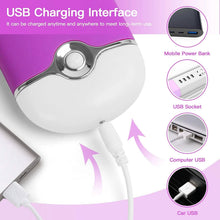 Load image into Gallery viewer, 2-Piece: Rechargeable Handheld Mini Eyelash Fan
