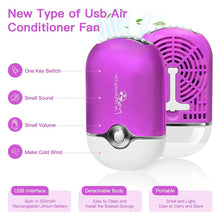 Load image into Gallery viewer, 2-Piece: Rechargeable Handheld Mini Eyelash Fan
