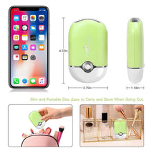 Load image into Gallery viewer, 2-Piece: Rechargeable Handheld Mini Eyelash Fan
