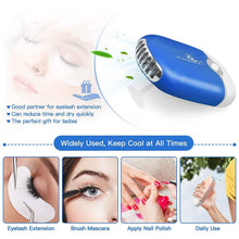 Load image into Gallery viewer, 2-Piece: Rechargeable Handheld Mini Eyelash Fan
