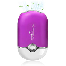Load image into Gallery viewer, 2-Piece: Rechargeable Handheld Mini Eyelash Fan
