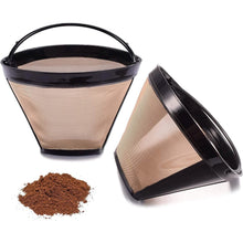 Load image into Gallery viewer, 2-Piece: Reusable No.4 Cone Coffee Maker Filters
