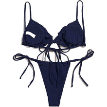 Load image into Gallery viewer, 2-Piece Set: Thong Brazilian Bikini Swimsuit
