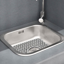 Load image into Gallery viewer, 2-Piece: Silicon Grid Sink Mat with Central Drain Hole
