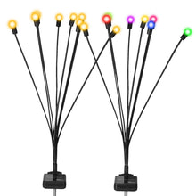 Load image into Gallery viewer, 2-Piece: Solar Firefly Lights Swaying Decorative Pathway Lamp
