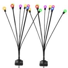 Load image into Gallery viewer, 2-Piece: Solar Firefly Lights Swaying Decorative Pathway Lamp
