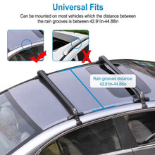 Load image into Gallery viewer, 2-Piece: Universal 110CM/43-Inch Car Roof Rack Cross Bar
