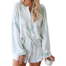Load image into Gallery viewer, 2-Piece: Womens Tie Dye Print Suit
