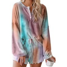 Load image into Gallery viewer, 2-Piece: Womens Tie Dye Print Suit
