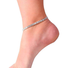 Load image into Gallery viewer, 2-Piece: Women's Twinkle Diamond Anklet
