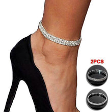 Load image into Gallery viewer, 2-Piece: Women's Twinkle Diamond Anklet
