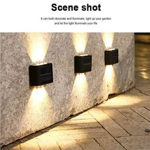 Load image into Gallery viewer, 2-Pieces: Outdoor Wall Light Solar Waterproof LED Light
