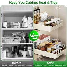 Load image into Gallery viewer, 2-Pieces: Pull Out Cabinet Organizers
