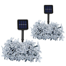 Load image into Gallery viewer, 2-Pieces: Solar Power String Lights 50 LED Beads Fairy Sakura Flower
