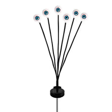 Load image into Gallery viewer, 2-Pieces: Solar Scary Eyeball Lights Halloween Decoration Swaying Light
