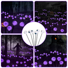 Load image into Gallery viewer, 2-Pieces: Solar Scary Eyeball Lights Halloween Decoration Swaying Light
