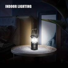 Load image into Gallery viewer, 2-Pieces: Super Bright LED Camping Lantern - Portable and Collapsible Emergency Flashlight with Battery Power
