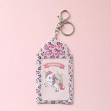 Load image into Gallery viewer, 2 Pockets Colorful Photo Card Holder Pockets for Mini Photo Sticker &amp; Name Card 3 Inch 6.35 x 9cm Photos with Key Chain Album Gifts For Valentines Day
