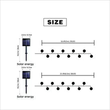 Load image into Gallery viewer, 20 LED Moroccan Ball Solar String Lights
