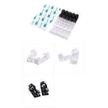 Load image into Gallery viewer, 20-Pack: Self-adhesive Wire Organizer Line Cable Clip
